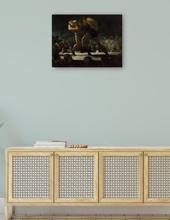 Foto 4 | Foto 4 | Cuadro Decorativo - Noche De Club- George Bellows - Deportes - 46x61 - Impresión En Lienzo - Fine Art Tj