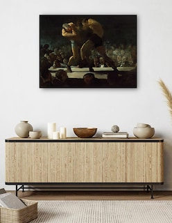 Foto 5 | Foto 5 | Cuadro Decorativo - Noche De Club- George Bellows - Deportes - 46x61 - Impresión En Lienzo - Fine Art Tj