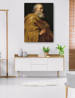 Foto 5 | Foto 5 | Cuadro Decorativo - San Pedro (c. 1616-1618)- Peter Paul Rubens - Religión - 69x92 - Impresión En Lienzo - Fine Art Tj