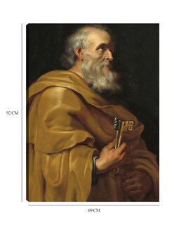 Foto 6 | Foto 6 | Cuadro Decorativo - San Pedro (c. 1616-1618)- Peter Paul Rubens - Religión - 69x92 - Impresión En Lienzo - Fine Art Tj