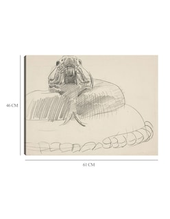 Foto 6 | Foto 6 | Cuadro Decorativo - Serpiente De Cascabel- John Singer Sargent - Fotografía - 46x61 - Impresión En Lienzo - Fine Art Tj