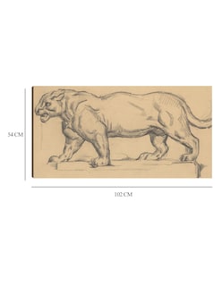 Foto 6 | Foto 6 | Cuadro Decorativo - Jaguar- Paul Cézanne - Fotografía - 54x102 - Impresión En Lienzo - Fine Art Tj