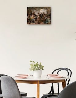 Foto 2 | Foto 2 | Cuadro Decorativo - La Pareja De Baile- Jan Steen - Fotografía - 28x36 - Impresión En Lienzo - Fine Art Tj