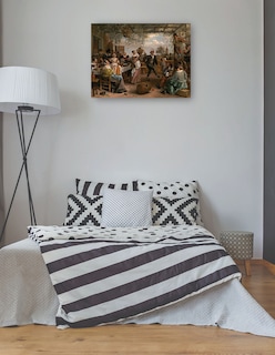 Foto 3 | Foto 3 | Cuadro Decorativo - La Pareja De Baile- Jan Steen - Fotografía - 28x36 - Impresión En Lienzo - Fine Art Tj