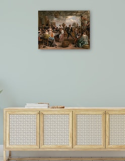 Foto 4 | Foto 4 | Cuadro Decorativo - La Pareja De Baile- Jan Steen - Fotografía - 28x36 - Impresión En Lienzo - Fine Art Tj