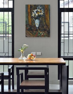 Foto 4 | Foto 4 | Cuadro Decorativo - Jarrón De Flores (1900-1903)- Paul Cézanne - Floral - 28x36 - Impresión En Lienzo - Fine Art Tj