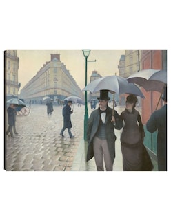 Foto 1 | Foto 1 | Cuadro Decorativo - Calle París, Día Lluvioso- Gustave Caillebotte - Religión - 69x92 - Impresión En Lienzo - Fine Art Tj