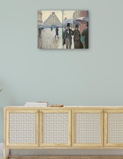 Foto 4 | Foto 4 | Cuadro Decorativo - Calle París, Día Lluvioso- Gustave Caillebotte - Religión - 69x92 - Impresión En Lienzo - Fine Art Tj