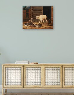 Foto 4 | Foto 4 | Cuadro Decorativo - La Sorpresa (1880)- Ferdinand Von Wright - Religión - 69x92 - Impresión En Lienzo - Fine Art Tj
