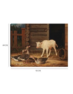 Foto 6 | Foto 6 | Cuadro Decorativo - La Sorpresa (1880)- Ferdinand Von Wright - Religión - 69x92 - Impresión En Lienzo - Fine Art Tj