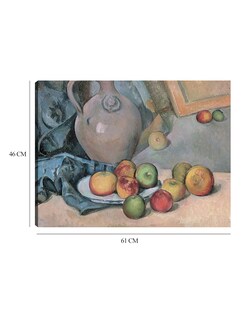 Foto 6 | Foto 6 | Cuadro Decorativo - Jarra De Gres (1893-1894)- Paul Cézanne - Religión - 46x61 - Impresión En Lienzo - Fine Art Tj