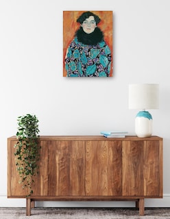 Foto 2 | Foto 2 | Cuadro Decorativo - Johanna Staude (1917)- Gustav Klimt - Fotografía - 46x61 - Impresión En Lienzo - Fine Art Tj