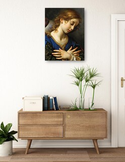 Foto 3 | Foto 3 | Cuadro Decorativo - El Ángel De La Anunciación (c.1653)- Carlo Dolci - Religión - 28x36 - Impresión En Lienzo - Fine Art Tj