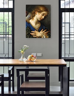Foto 4 | Foto 4 | Cuadro Decorativo - El Ángel De La Anunciación (c.1653)- Carlo Dolci - Religión - 28x36 - Impresión En Lienzo - Fine Art Tj
