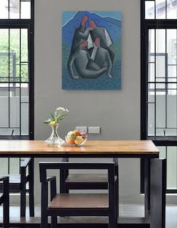 Foto 4 | Foto 4 | Cuadro Decorativo - Ladrones (1932-1933)- Mikuláš Galanda - Fotografía - 69x92 - Impresión En Lienzo - Fine Art Tj