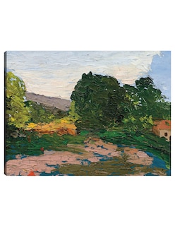 Foto 1 | Foto 1 | Cuadro Decorativo - Paysage Du Midi (hacia 1865)- Paul Cézanne - Religión - 69x92 - Impresión En Lienzo - Fine Art Tj