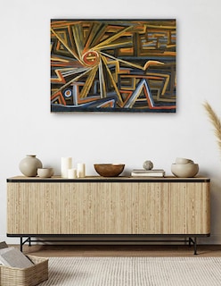 Foto 5 | Foto 5 | Cuadro Decorativo - Strahlung Y Rotación (1924)- Paul Klee - Abstracto - 46x61 - Impresión En Lienzo - Fine Art Tj