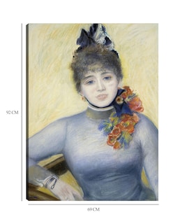 Foto 6 | Foto 6 | Cuadro Decorativo - Carolina Rémy (hacia 1885)- Pierre-auguste Renoir - Fotografía - 69x92 - Impresión En Lienzo - Fine Art Tj