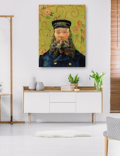 Foto 5 | Foto 5 | Cuadro Decorativo - El Cartero (joseph Roulin) (1888)- Vincent Van Gogh - Fotografía - 46x61 - Impresión En Lienzo - Fine Art Tj