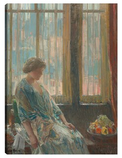 Foto 1 | Foto 1 | Cuadro Decorativo - La Ventana De Nueva York- Childe Hassam - Fotografía - 77x102 - Impresión En Lienzo - Fine Art Tj