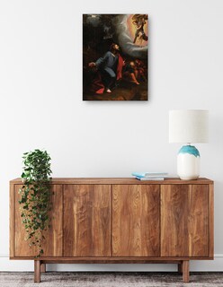 Foto 2 | Foto 2 | Cuadro Decorativo - Cristo En El Huerto De Getsemaní- Juan Sariñena - Religión - 69x92 - Impresión En Lienzo - Fine Art Tj