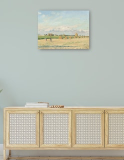 Foto 4 | Foto 4 | Cuadro Decorativo - Paisaje, Isla De Francia- Camille Pissarro - Religión - 46x61 - Impresión En Lienzo - Fine Art Tj