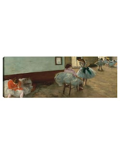 Foto 1 | Foto 1 | Cuadro Decorativo - La Lección De Danza, C. 1879- Edgar Degas - Fotografía - 34x89 - Impresión En Lienzo - Fine Art Tj