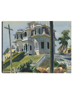 Foto 1 | Foto 1 | Cuadro Decorativo - La Casa De Haskell (1924)- Edward Hopper - Ciudades - 28x36 - Impresión En Lienzo - Fine Art Tj