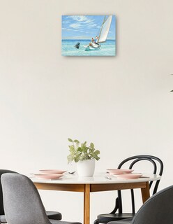 Foto 2 | Foto 2 | Cuadro Decorativo - Oleaje Del Suelo (1939)- Edward Hopper - Costa - 28x36 - Impresión En Lienzo - Fine Art Tj