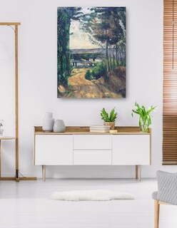 Foto 5 | Foto 5 | Cuadro Decorativo - Camino Que Conduce Al Lago (1880)- Paul Cézanne - Paisaje - 28x36 - Impresión En Lienzo - Fine Art Tj