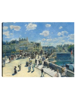 Foto 1 | Foto 1 | Cuadro Decorativo - Puente Nuevo París- Pierre-auguste Renoir - Religión - 28x36 - Impresión En Lienzo - Fine Art Tj