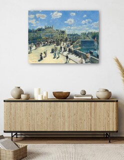 Foto 5 | Foto 5 | Cuadro Decorativo - Puente Nuevo París- Pierre-auguste Renoir - Religión - 28x36 - Impresión En Lienzo - Fine Art Tj