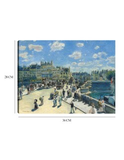 Foto 6 | Foto 6 | Cuadro Decorativo - Puente Nuevo París- Pierre-auguste Renoir - Religión - 28x36 - Impresión En Lienzo - Fine Art Tj