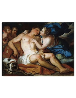 Foto 1 | Foto 1 | Cuadro Decorativo - Diana Y Endimión (1690)- Johann Michael Rottmayr - Fotografía - 28x36 - Impresión En Lienzo - Fine Art Tj