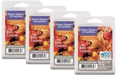 Foto 1 | Foto 1 | Wax Cubes Better Homes And Gardens, Hojas Crujientes De Otoño, Paquete De 4 - Venta Internacional.