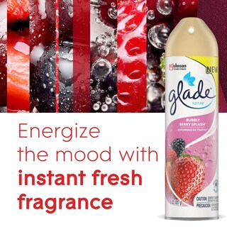 Foto 2 | Foto 2 | Ambientador Glade Room Spray Bubbly Berry Splash, 240 Ml, 12 Unidades - Venta Internacional.