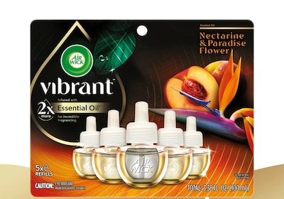 Foto 1 | Foto 1 | Recambio De Aceite Perfumado Air Wick Vibrant Plug In 5 Unidades Nectarina - Venta Internacional.