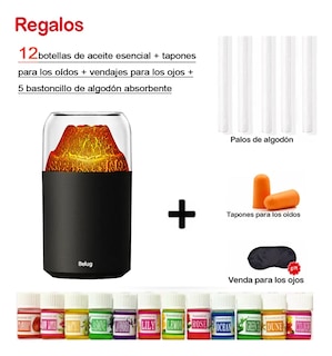 Foto 2 | Foto 2 | Humidificador Difusor De Aceites Esenciales Eléctricos Casa Negro
