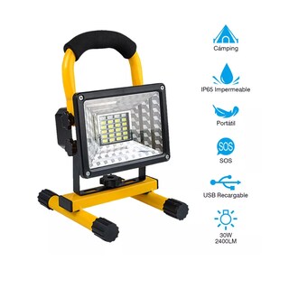 Foto 2 | Foto 2 | Reflector Led Recargable Eo Safe Imports ESI-5347 color Amarillo