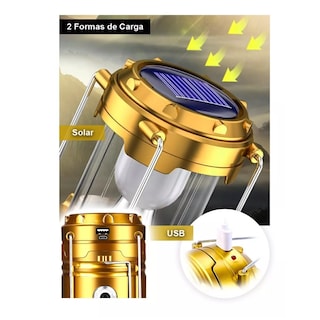 Foto 3 | Foto 3 | Lámpara Recargable Eo Safe Imports Esi6242 color Dorado