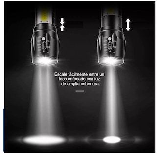 Foto 3 | Foto 3 | Lámpara Táctica Recargable Led 2000l Belug 4 Piezas