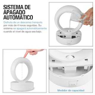 Foto 7 | Foto 7 | Humidificador Y Difusor De Aceites Esenciales Goteo Antigravedad, Casa Litus, Color Blanco