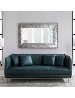 Foto 2 | Foto 2 | Espejo de Pared Pearl Plata de 96 x 160 cm