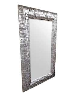 Foto 3 | Foto 3 | Espejo de Pared Pearl Plata de 96 x 160 cm