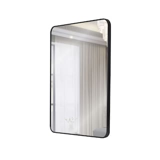 Foto 2 | Foto 2 | Espejo Rectangular Gravita con Marco de Aluminio Negro Mate