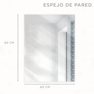 Foto 4 | Foto 4 | Espejo Rectangular Gravita 60 x 80 cm