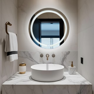 Foto 2 | Foto 2 | Espejo para Baño de Pared con Luz LED Redondo ARD GLG 60 cm 3 Tonos Regulables