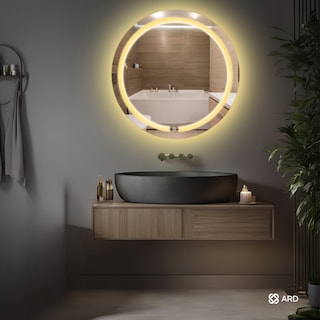 Foto 4 | Foto 4 | Espejo para Baño de Pared con Luz LED Redondo ARD GLG 60 cm 3 Tonos Regulables