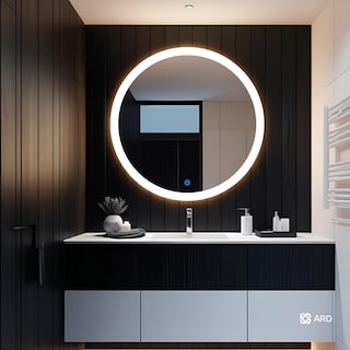 Foto 2 | Foto 2 | Espejo para Baño de Pared con Luz LED Redondo ARD GLG 90 cm 3 Tonos Regulables