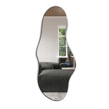 Espejo Decorativo de Pared con Luz LED Amorfo Irregular Asimétrico ARD GLG 120x55 cm3 Tonos Regulables Cuerpo Completo